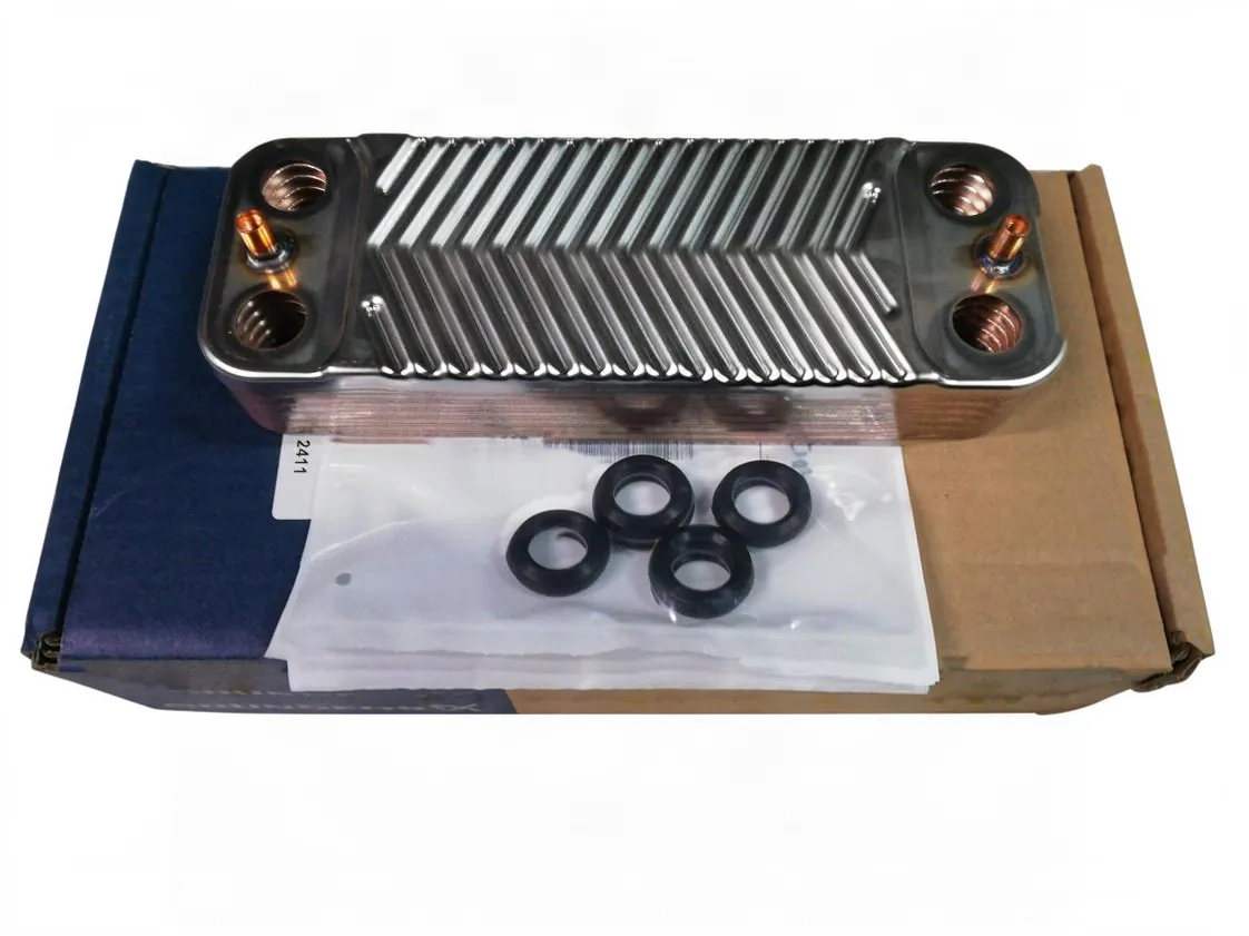 Intercambiador placas Wolf CGG2K - CGG1K (12placas IPT172x42mm Anclajes 182mm) (antig.8612211), referencia 2980426