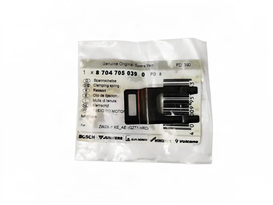 Sicherungsklammer Junkers, Teilenummer 87047050390