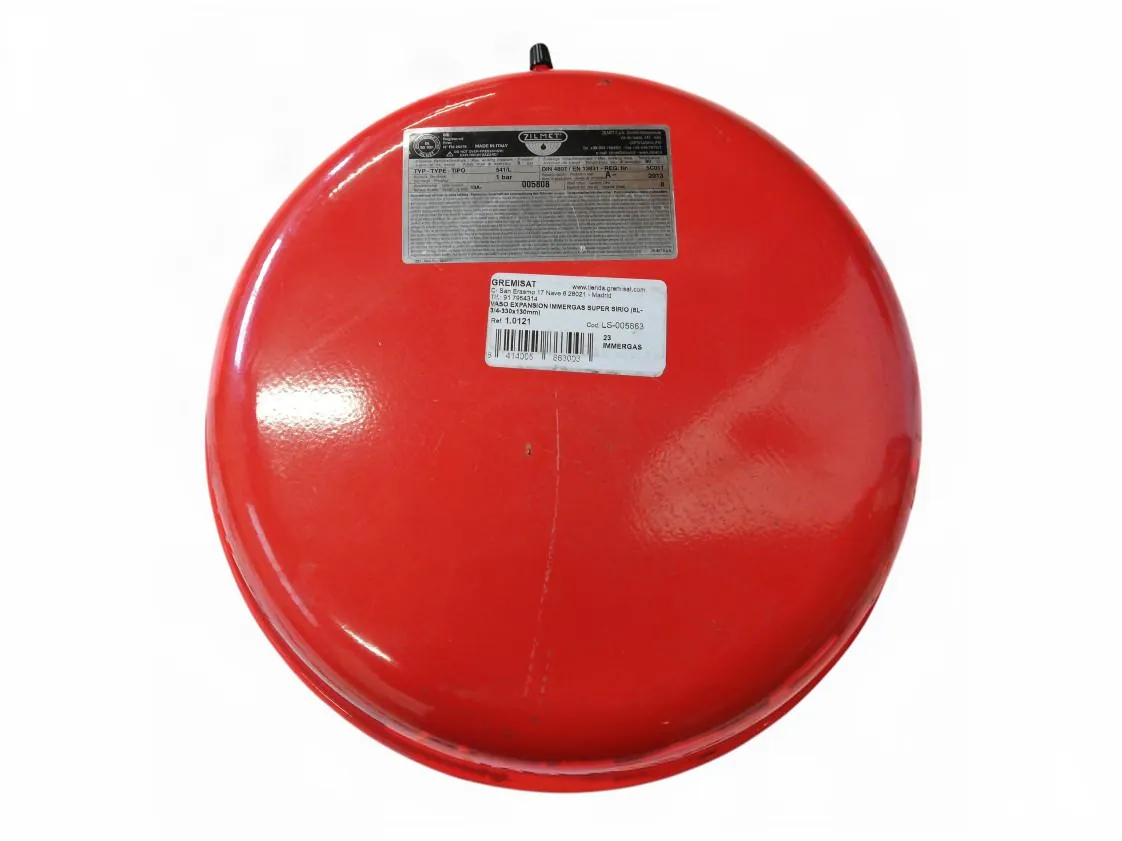 Vaso expansión Immergas Super Sirio (8L-3/4-330x130mm), referencia 1.0121