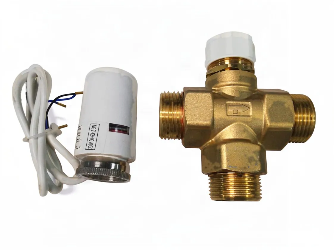 Válvula tres vías 1M Without 220V. con micro final de carrera y accionamiento por calentamiento de aceite., referencia MR-014308