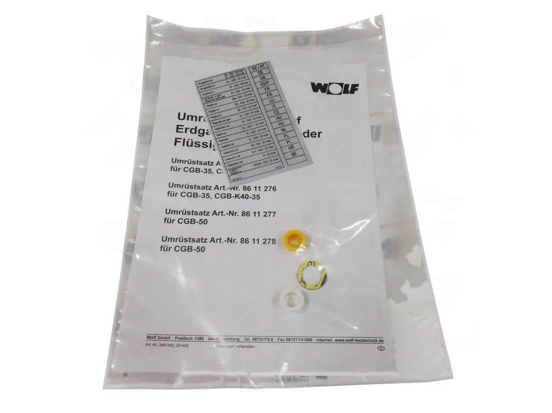Kit transformación Wolf CGB 35 gas natural, referencia 8611275