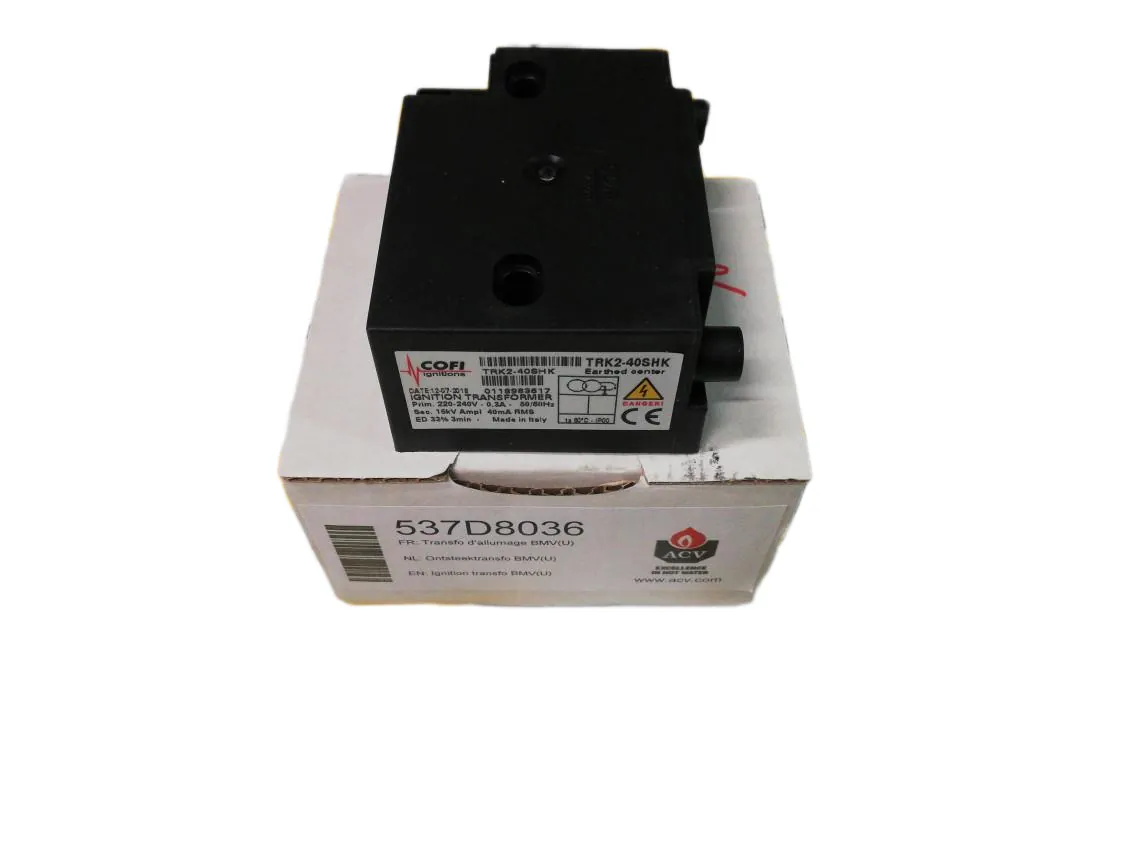 Heating oil burner transformer ACV BMV2 (up to 2012), part number 786377