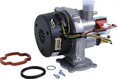 Ventilatore Viessmann Vitodens 100 B1KF complessivo con valvola gas, codice ricambio 7890485