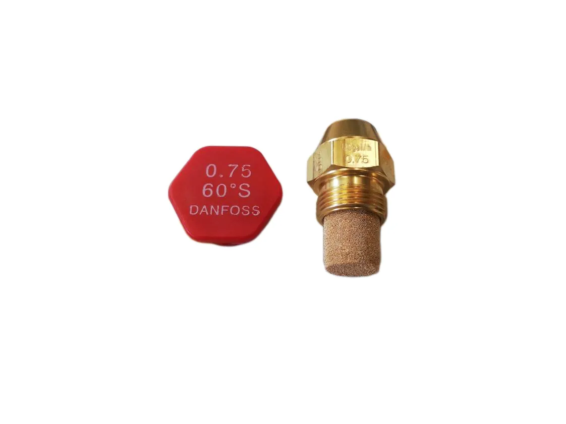 Bico gasóleo 075 60ºS Danfoss. Injetor cone cheio Compatível com Domusa CQUE000246, referência DA07560S