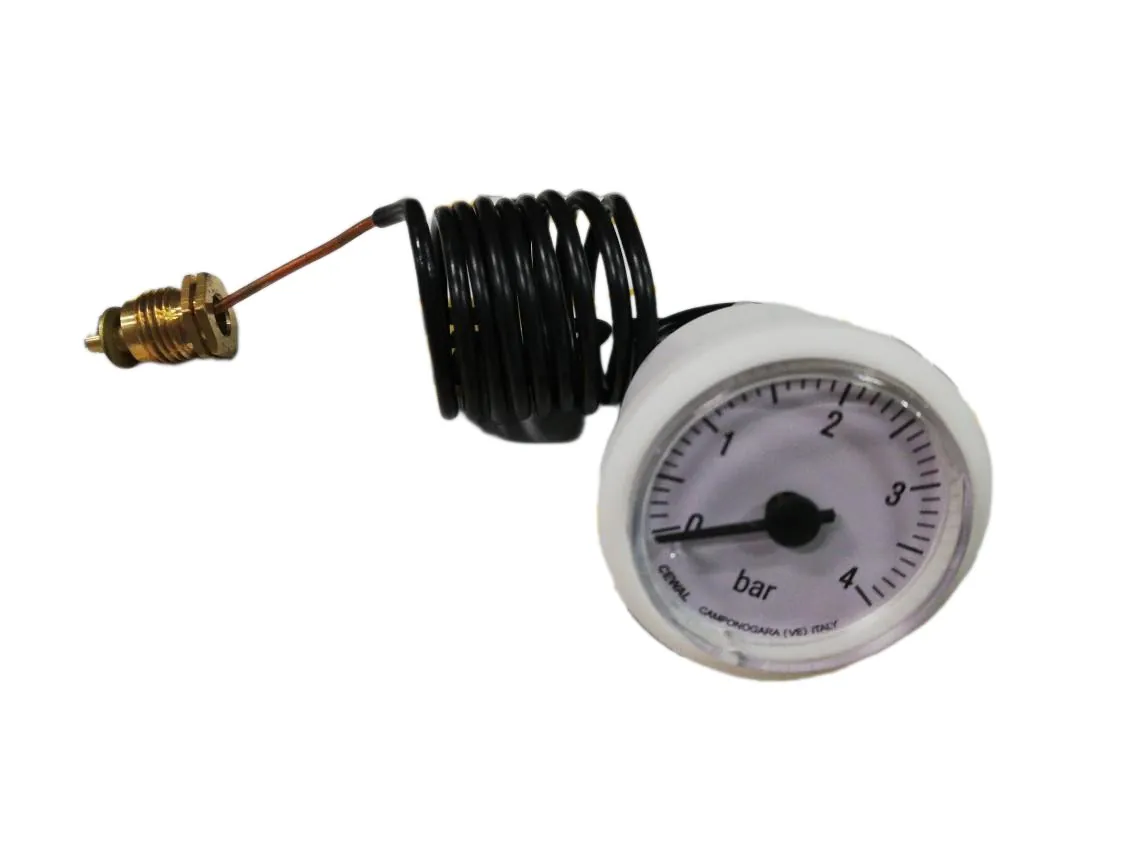 Pressure gauge ACV Milenium clip 24A / 24E (XC800121) (Ø37mm x 1/4M), part number MAN0003P1-ACV