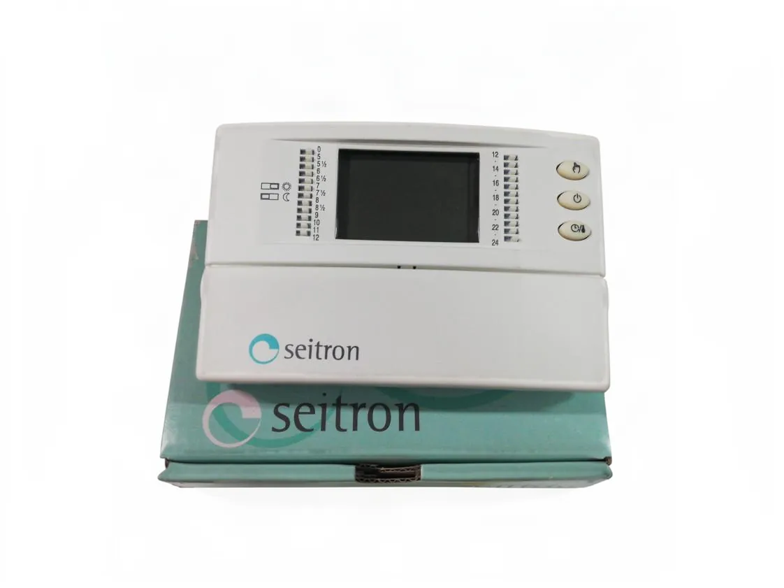 Seitron digitale dagelijkse klokthermostaat met kabel, onderdeelnummer TCPPG0BI