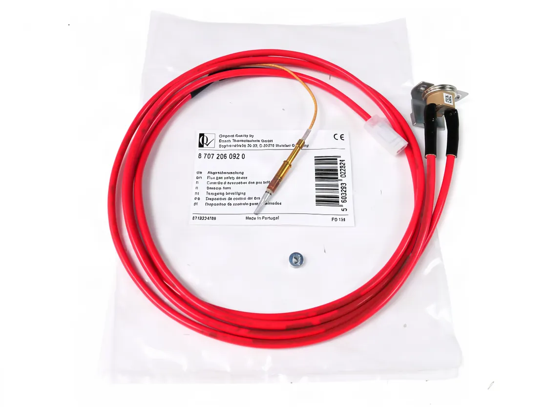 Termopar Junkers WRS 325 K1, referencia 87072060920