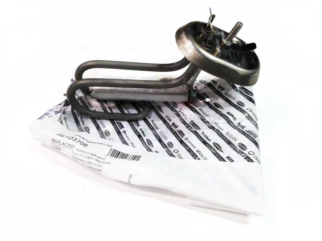 Resistencia termo TP30 Ariston 1500W Ovalada Long.200mm+anodo, referencia 65103766