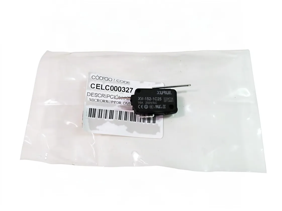 Microschakelaar Domusa Bioclass eindschakelaar brander (oud CQUE000175), onderdeelnummer CELC000327