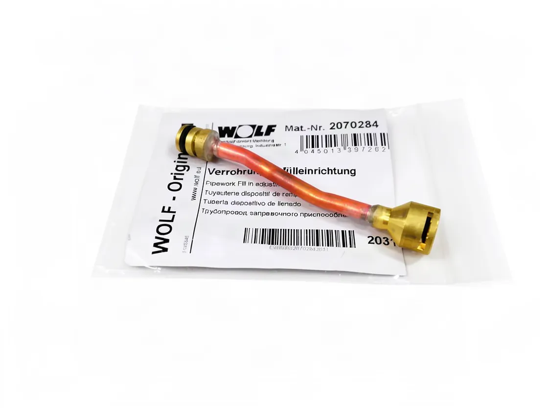 Tubo Wolf CGB K20 attacco rubinetto carico, codice ricambio 2070284
