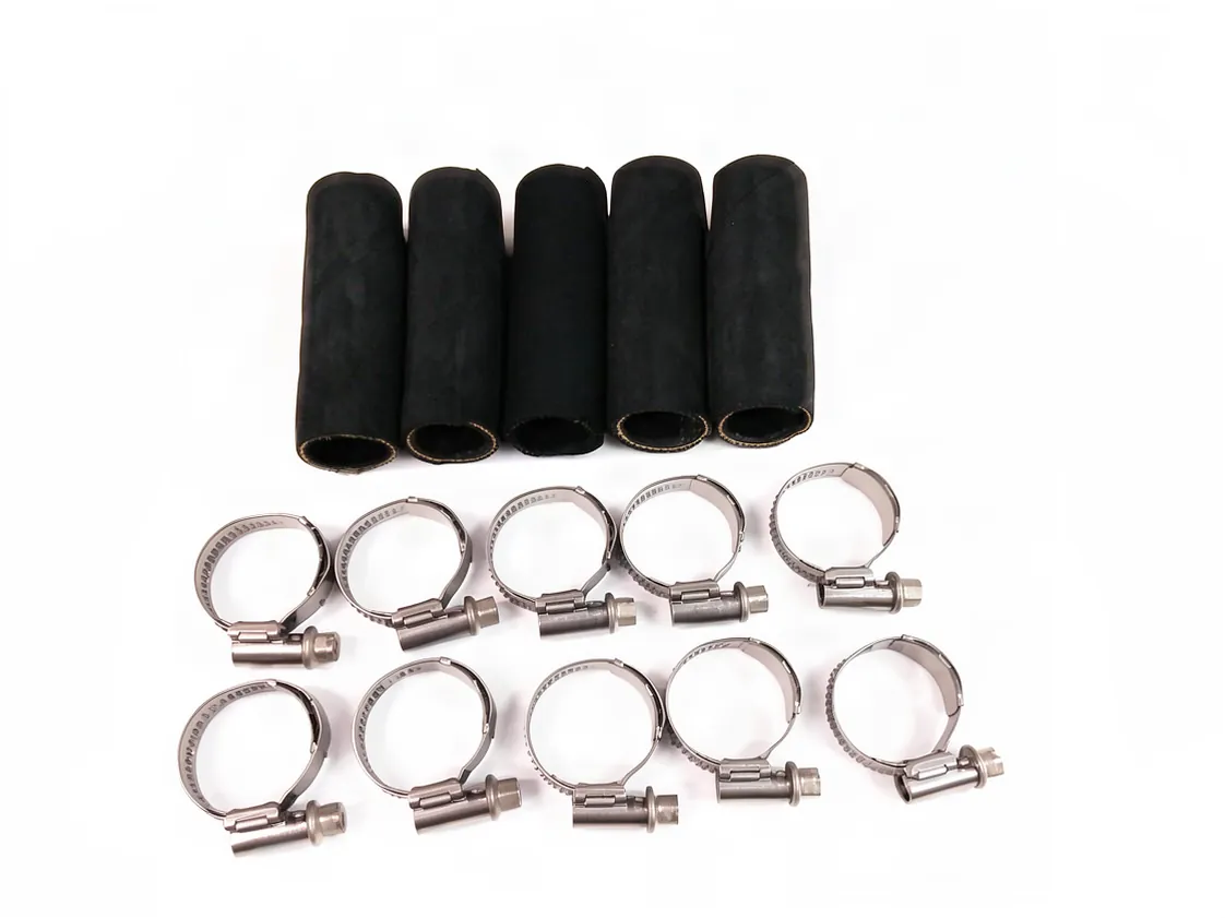Manguito Saunier Duval Themis Med.20x25mm long.75mm (Kit 5 uds con abrazaderas), referencia 10298