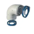Codo SPC 80/125 x 90ºH estanca, referencia 812590HHP1