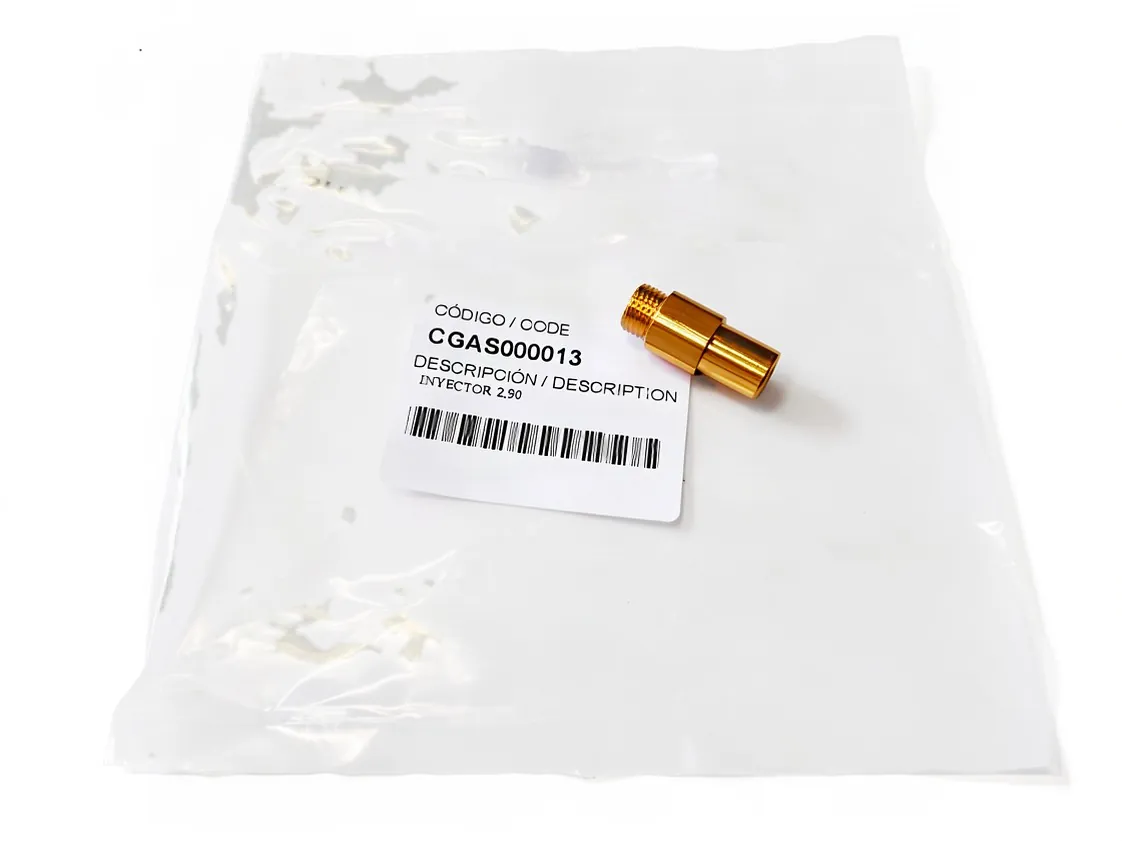 Injector Domusa 2.90 natural gas, part number CGAS000013