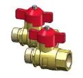 Schutz straight shut-off valve set for manifold, part number 5006905