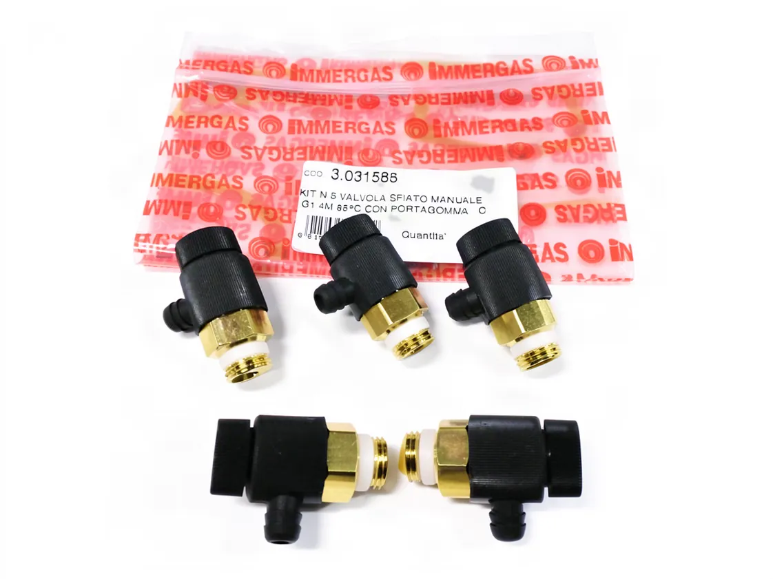 Llave vaciado Immergas Victrix TT 24 manual 1/4 (kit 5uds), referencia 3.031585