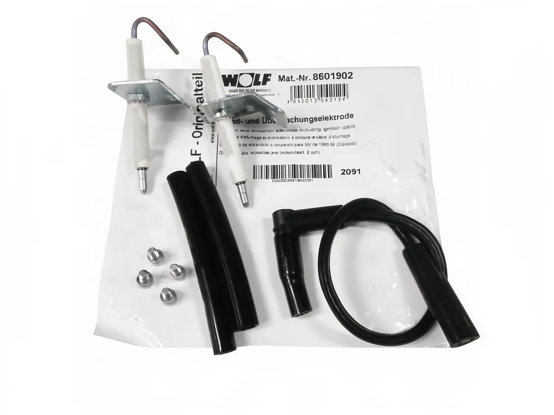 Elettrodo Wolf GG2EK24 (kit accensione - ionizzazione), codice ricambio 8601902