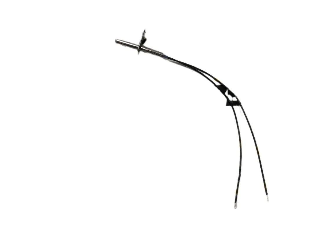 Sonde de commande fumées chaudière poêle granulés type NTC 1K. 200ºC avec bride de fixation 20x20mm, bulbe inox 4x40mm. Long. 150mm, référence KC-031000