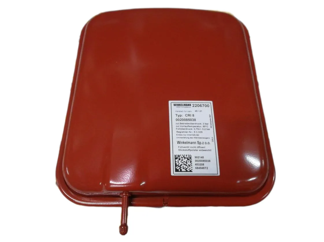 Vaso expansión Saunier Duval Thema NOX F25 - Themafast F30 EA - Micraplus 30 - Micraplus NOX 25 (8L-3/8-Med.340x300x95mm), referencia S1006200