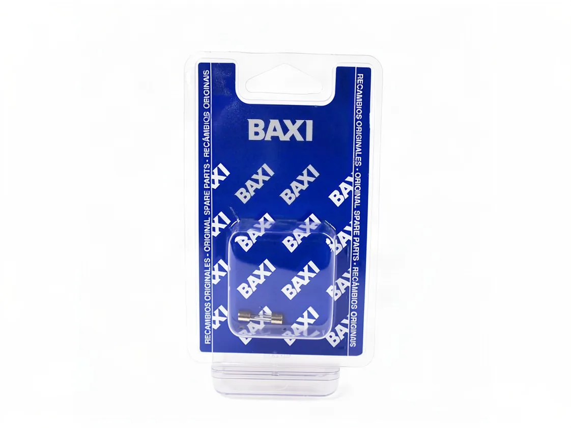 Fusible 2.0A 250V Med.5x20mm Baxi Roca Novadens - Altais - Deimos, referencia 125995058