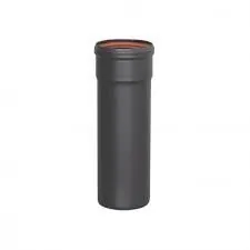 Tubo SPC 100 x 0500mm Vitrificado Negro (practic), referencia 090003