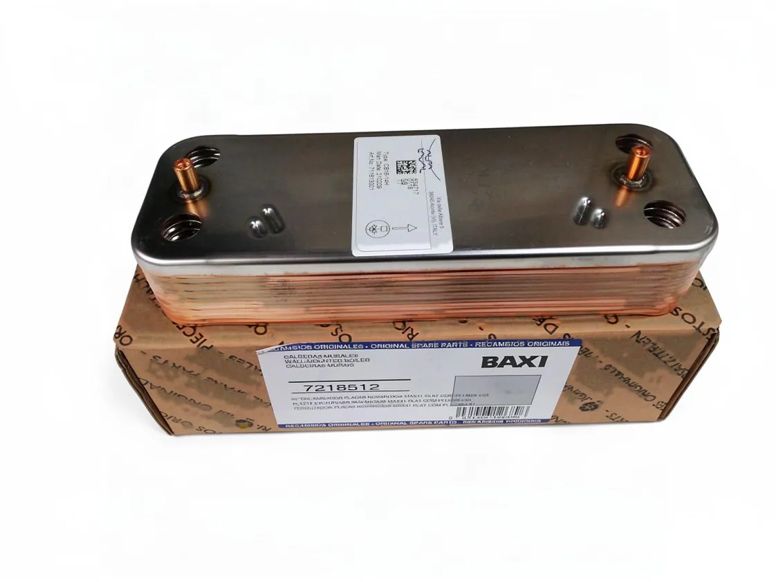 Plate heat exchanger Baxi Roca Platinum Compact 28/28F, part number 7218512