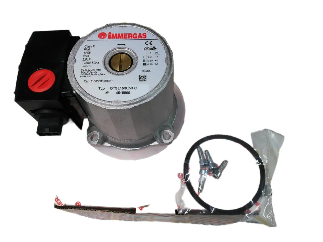 Moteur pompe eau Immergas Nike Mini 28KW Special - Premium (OTSL15-6.7-3C), référence 1.026808