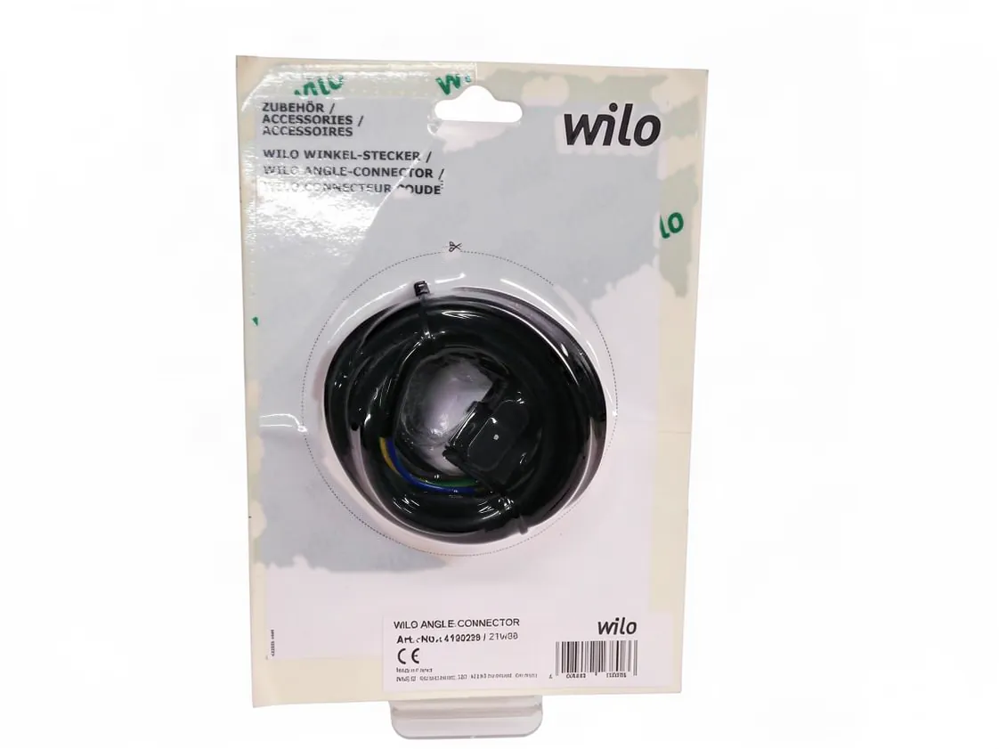 Cable conexión angular Wilo Bomba acs, referencia WX-015504