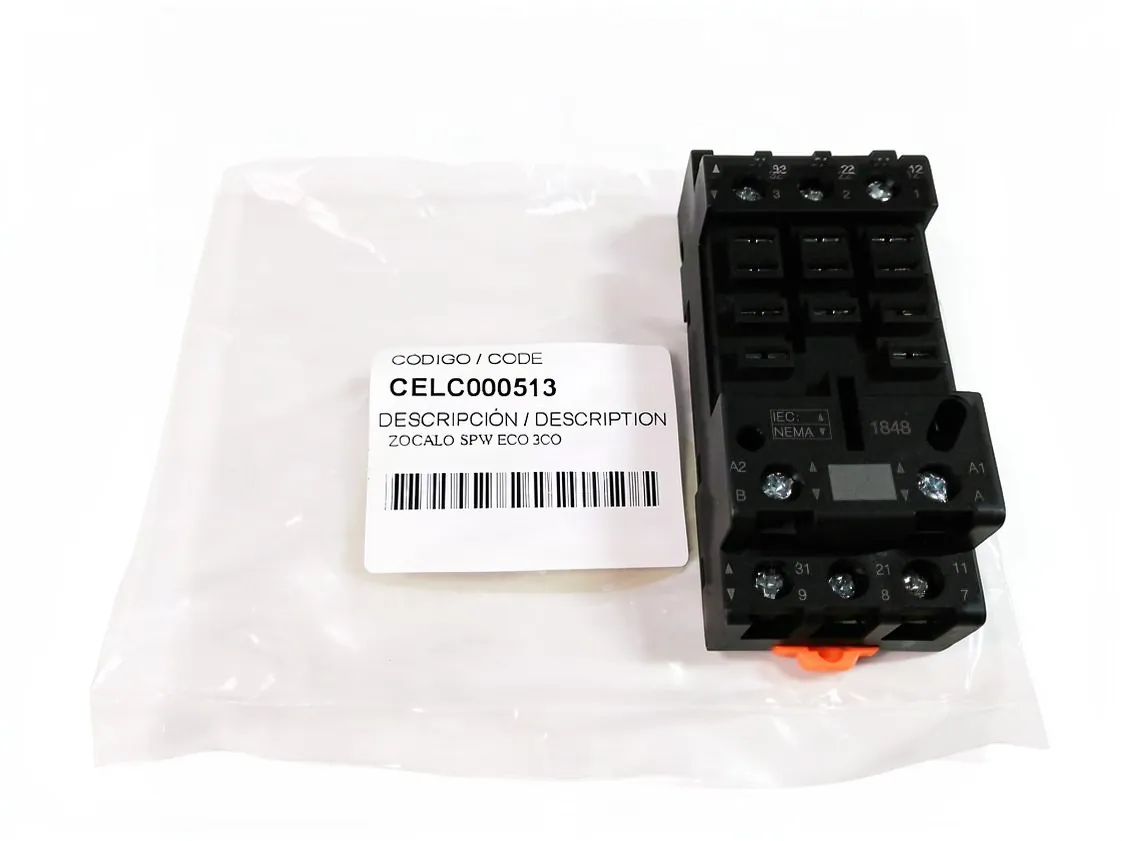 Socle relais Domusa Hydrinox 300S (kit triphasé), référence CELC000513