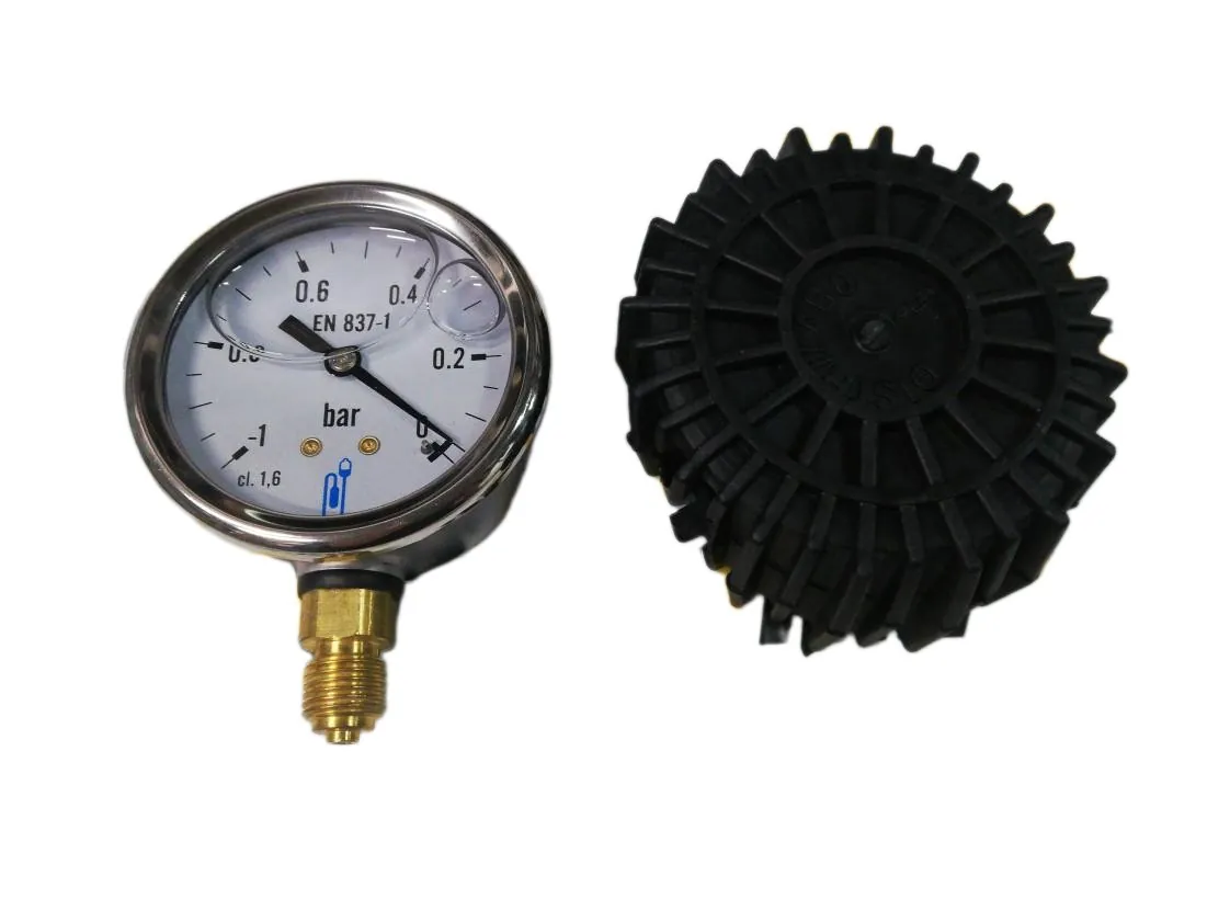 Vacuomètre 0 à -1bar, sortie latérale 1/4M, référence FU-016364