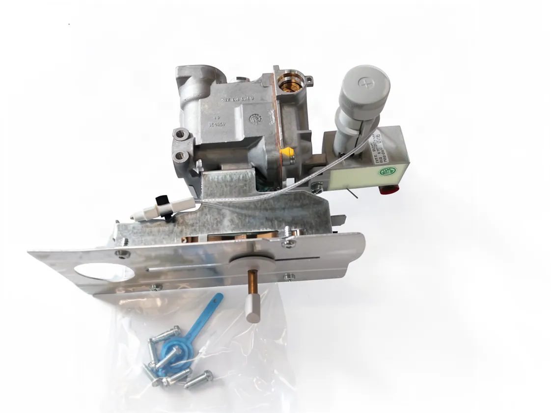 Valvola gas Junkers WR11E31 - WR14E31 Propano (Complessivo portabatterie + elettrodo + pulsante gas), codice ricambio 87070118490