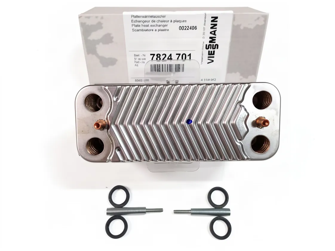 Vitopend 222 whsa plate heat exchanger, part number 7824701
