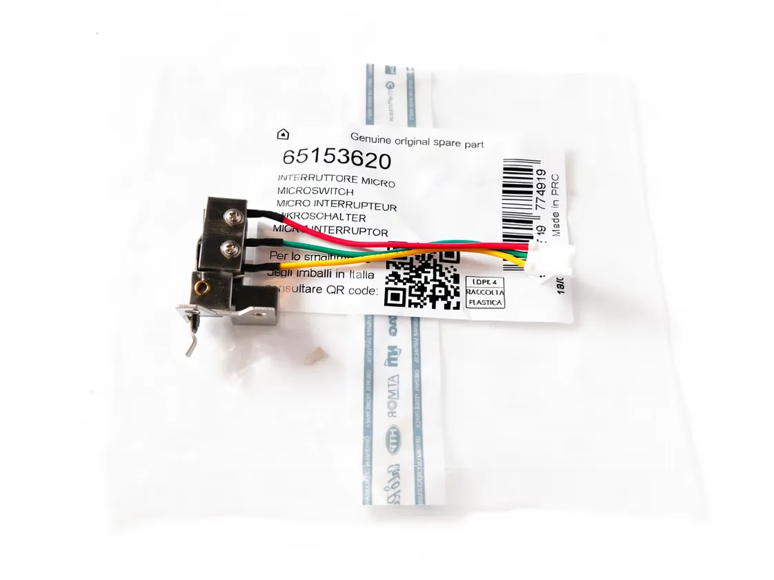 Micro switch Ariston Fast R Onm 11 EO, part number 65153620