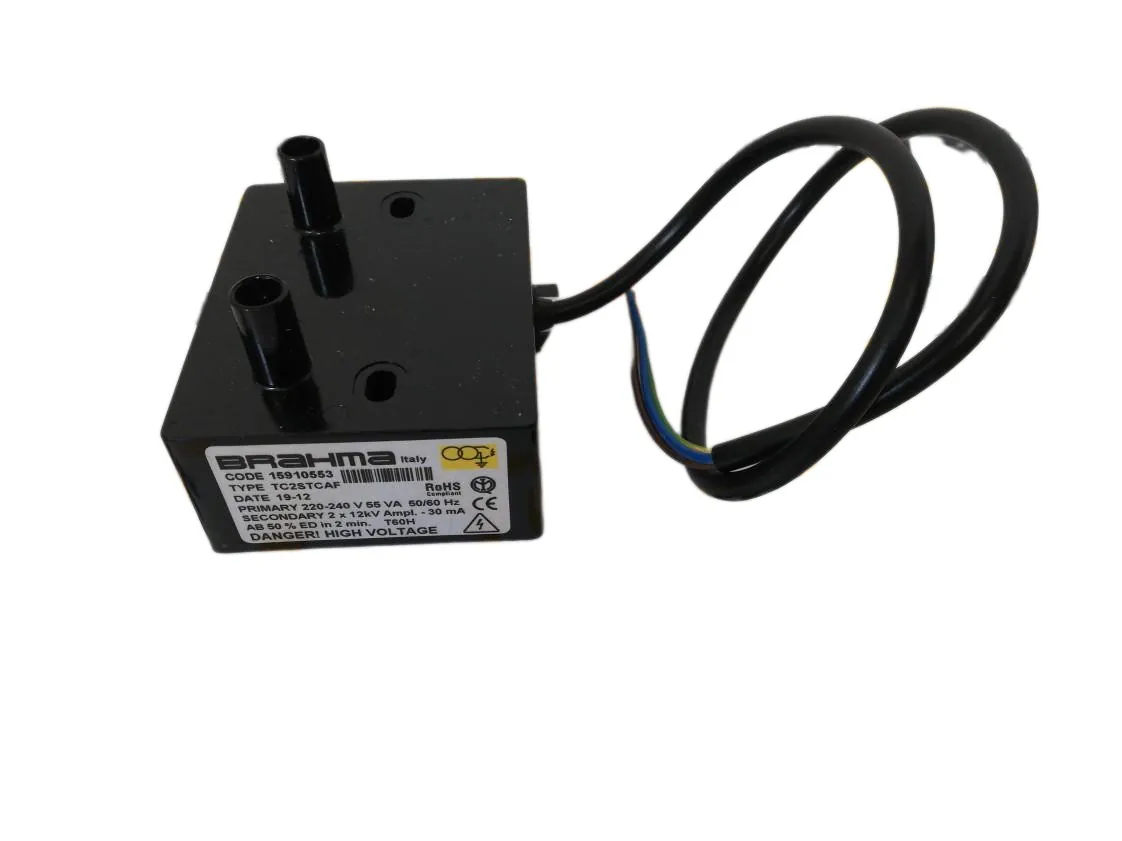 Trasformatore bruciatore gasolio Ferroli TC2 Staf, codice ricambio Q39824310