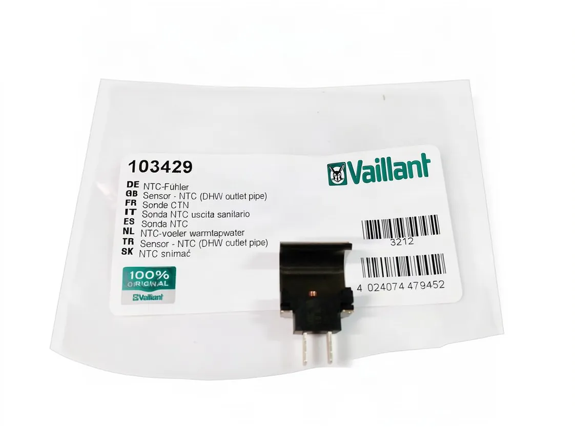 Sonda NTC Vaillant VMW 296, codice ricambio 103429