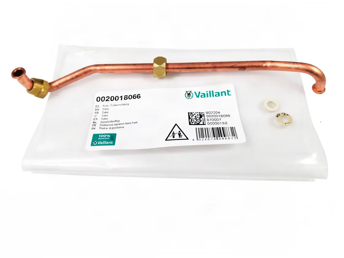 Rohr Vaillant Brücke Hahn Befüllung, Teilenummer 0020018066