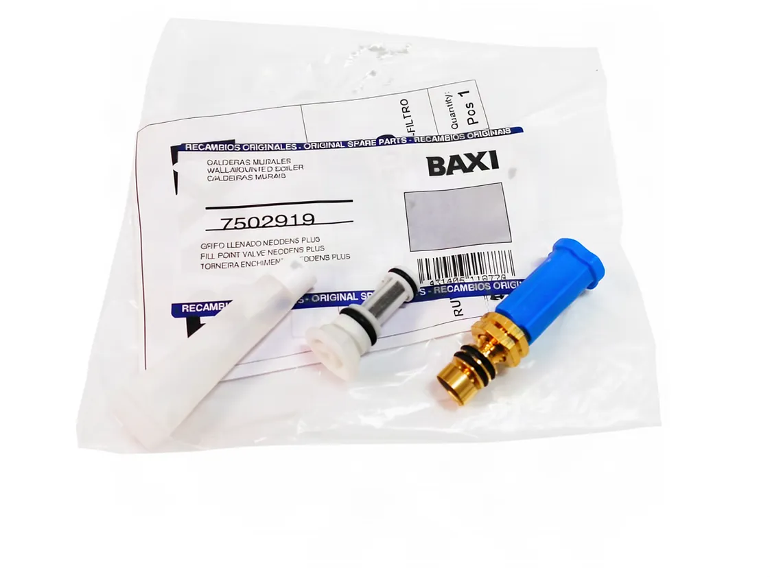 Robinet de remplissage Baxi Roca Neodens Plus - Victoria Condens 24/24F - Cubic, référence 7502919