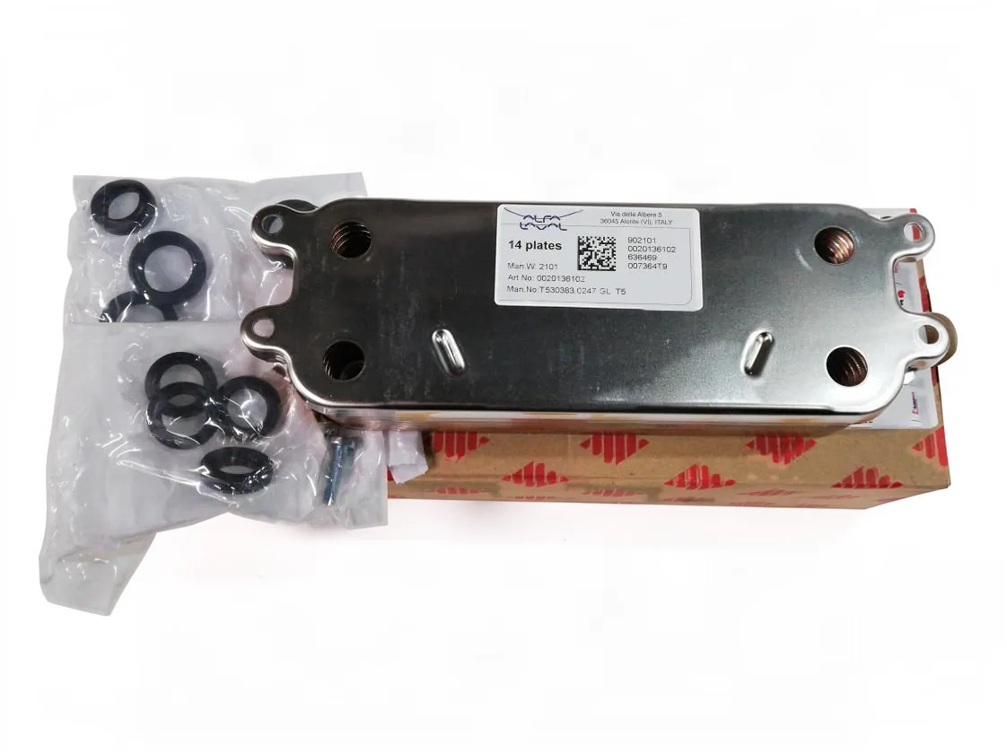 Wärmetauscher Saunier Duval Themafast Condens 30 zu (14 Platten), Teilenummer 0020186153
