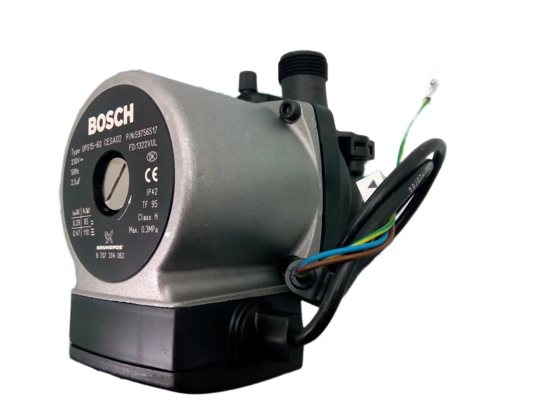 Bomba agua Junkers ZW28-1 (UPS15-60 2velocidades), referencia 87072040620