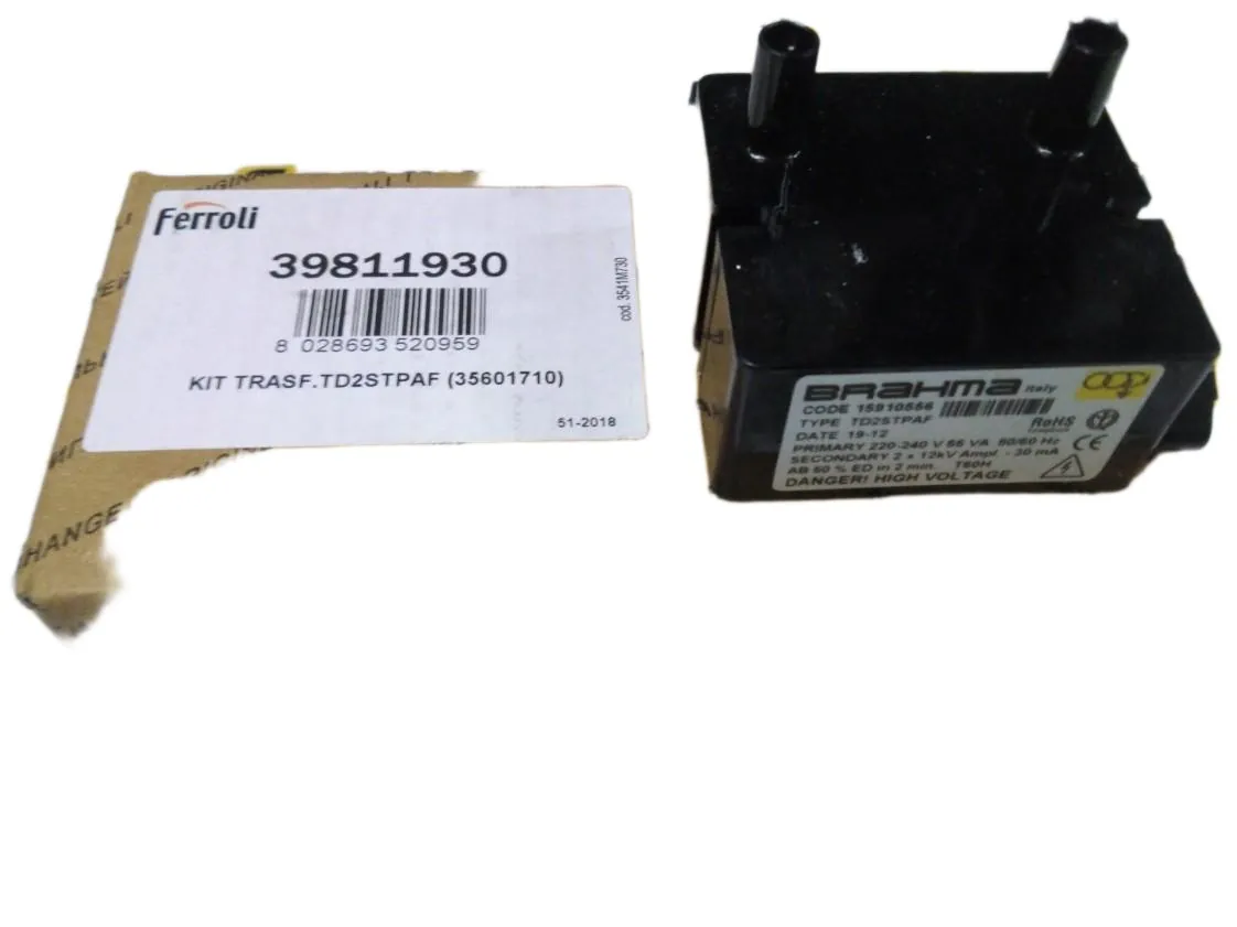 Transformador quemador gasoil Ferroli Sun G6 TD2 Stpaf, referencia Q39811930