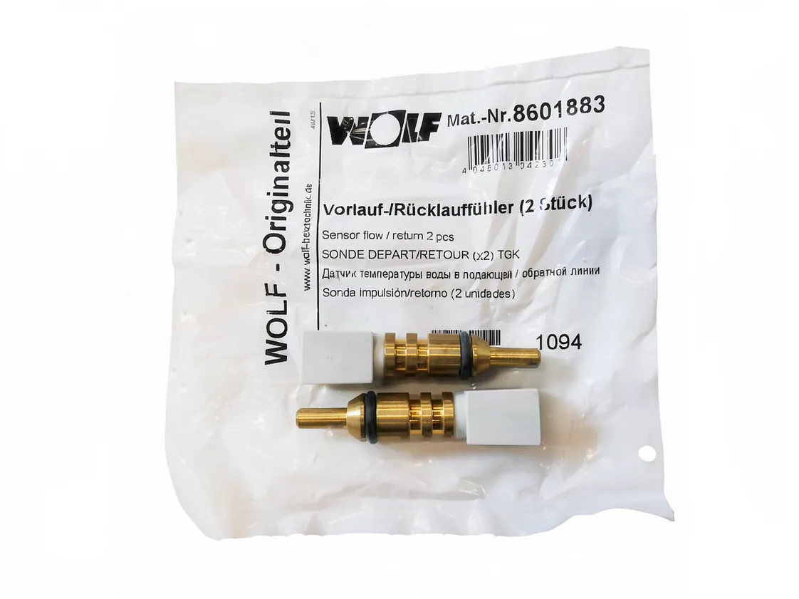 Sonda Wolf TGB20 - TGB40/60 (kit 2 uds) impulsión/retorno, referencia 8601883