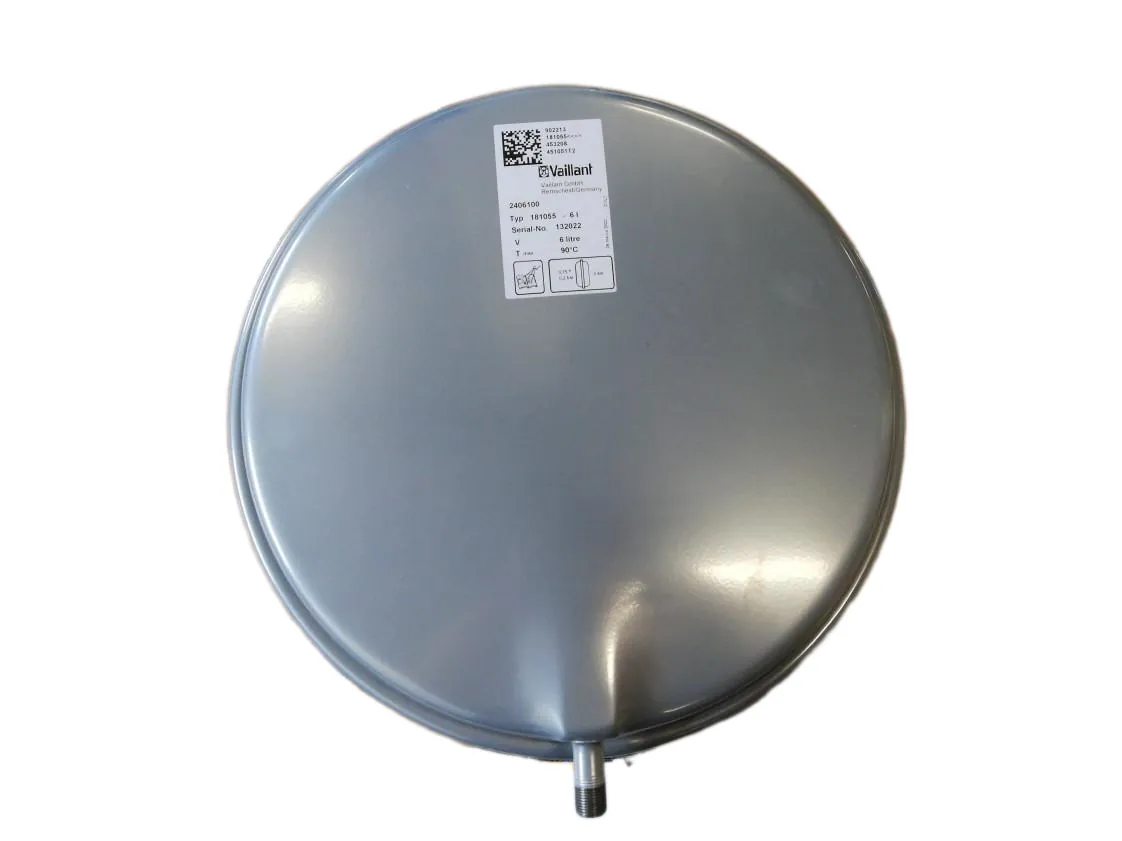 Vaso de expansão Vaillant VMW 242/2-3 (6L-3/8-390x70mm), referência 181061