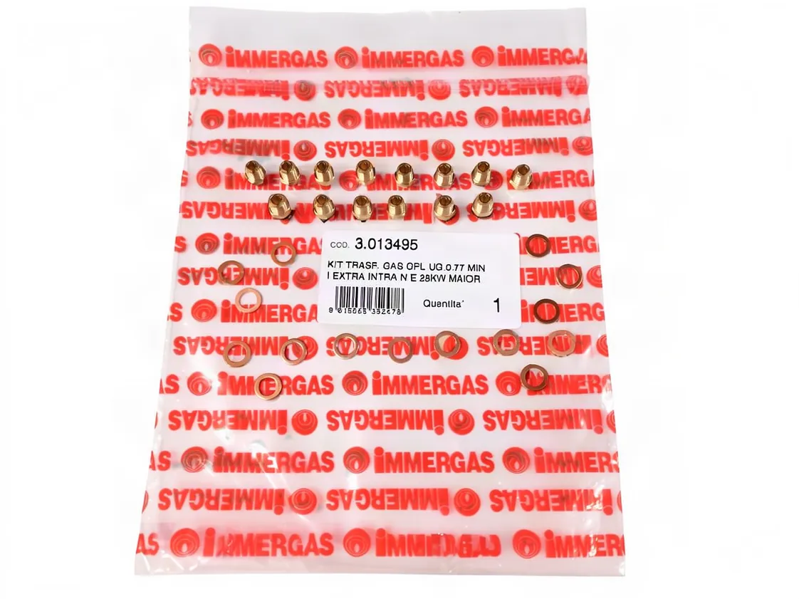 Kit transformación Immergas Mini (14 inyectores 0,77) Gas Propano, referencia 3.013495