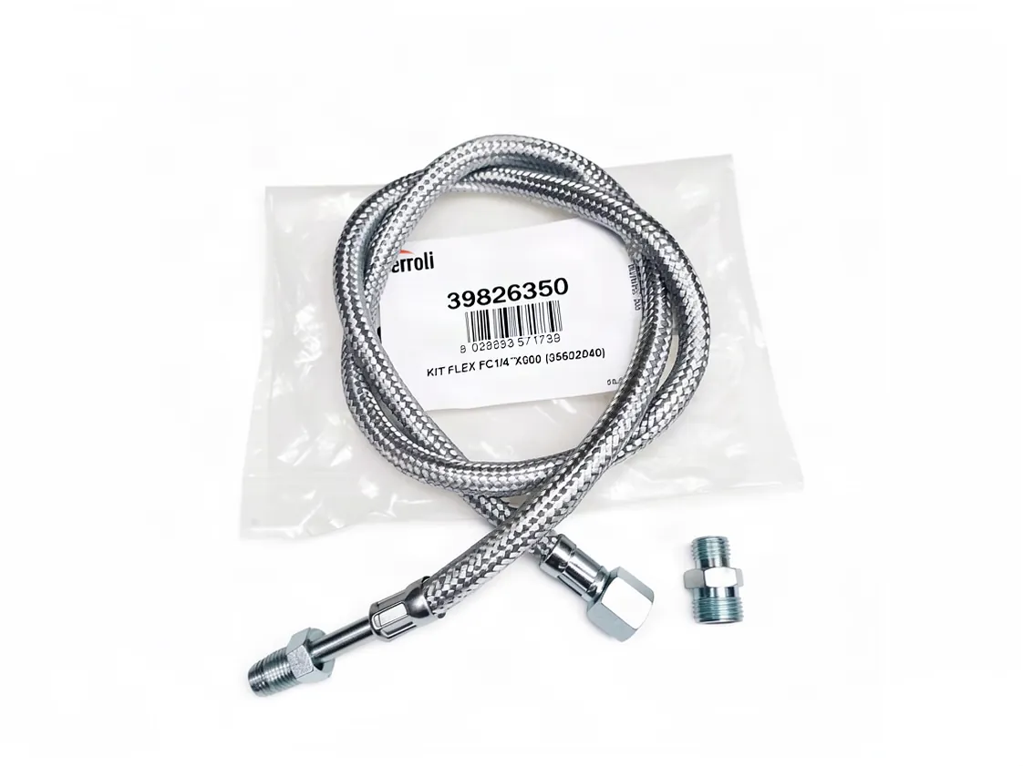 Tubo flexível gasóleo 1/4H reto - 1/4M reto x 0900mm Ferroli, referência Q39826350