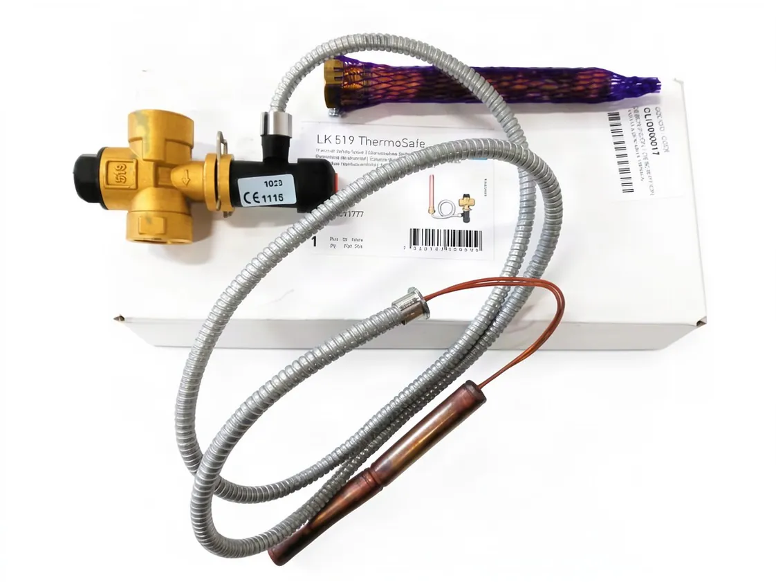 Vanne de décharge thermique 3/4" Domusa (98º), référence CLIG000017