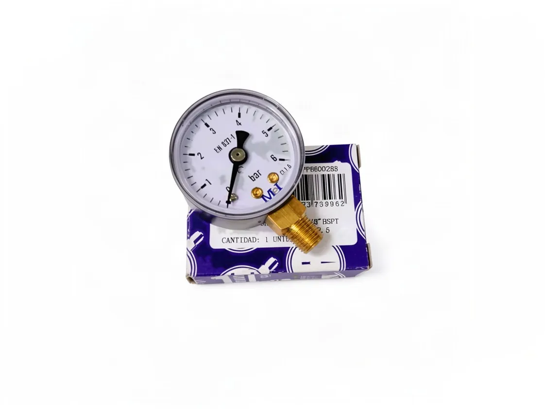 Pressure gauge 0-06 bar 1/8M Ø40mm vertical, part number LZ-018192