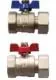 Set de válvulas de bola para colector schutz. Con racor loco, part number 5000732
