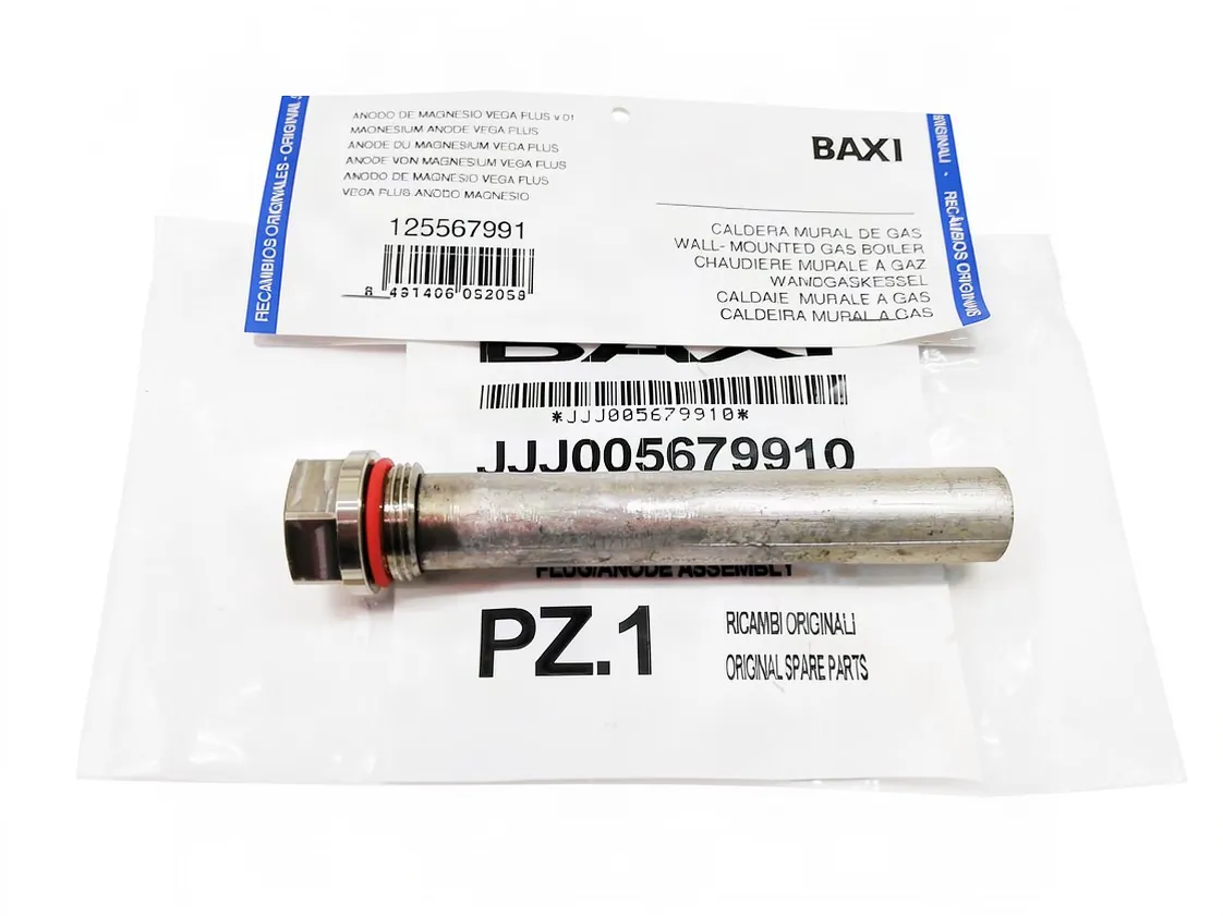 Anode magnésium Baxi Roca Vega Plus v.01, référence 125567991