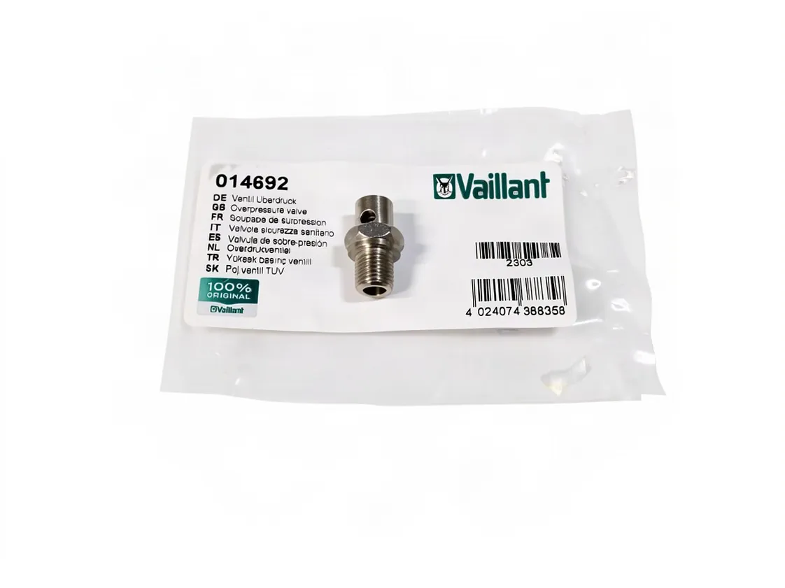 Rubinetto di svuotamento Vaillant VMW 24-282/3-5, codice ricambio 014692