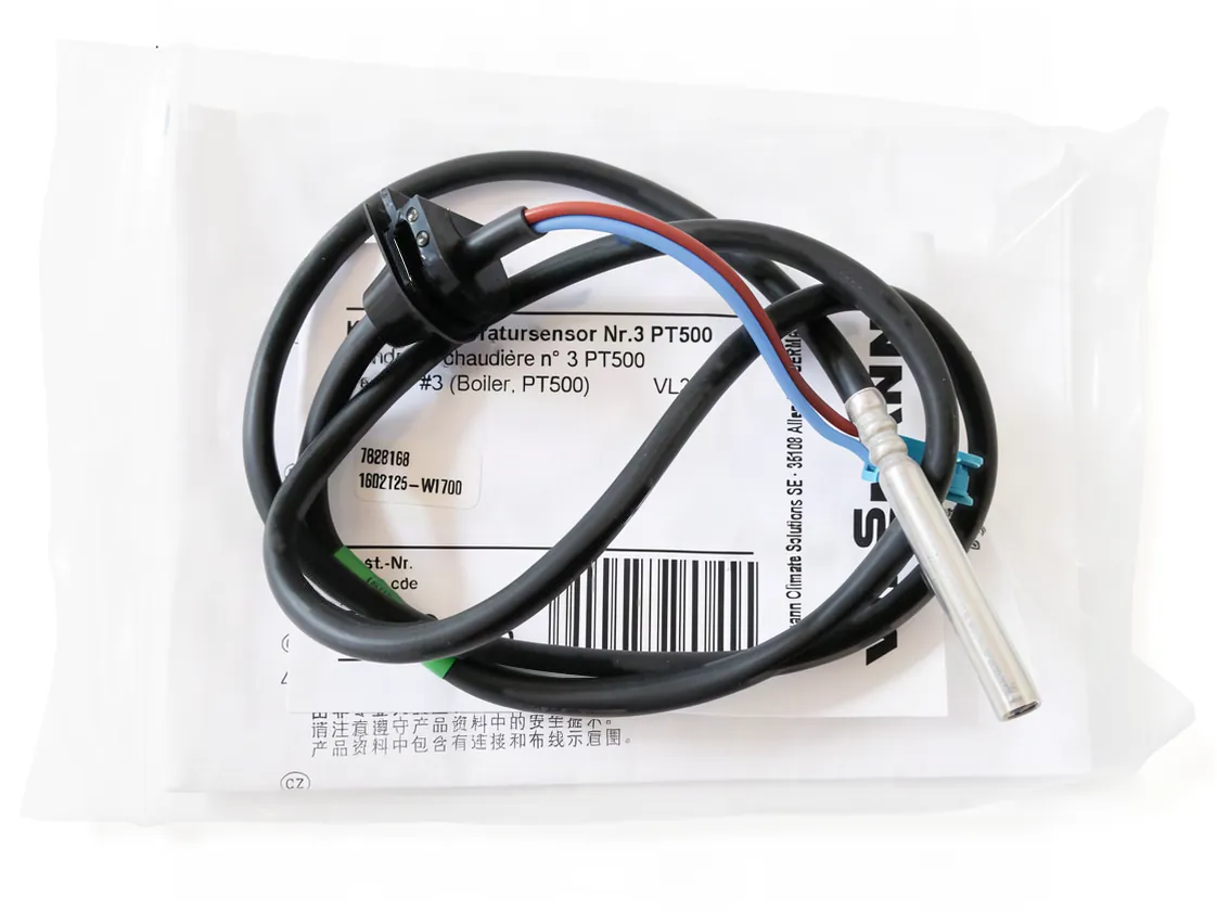 Temperature sensor PT500 Viessmann Vitoligno 300-P, part number 7828168