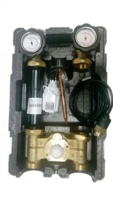 Complessivo regolazione riscaldamento a pavimento KTC125 valvola termostatica, senza pompa (1-1/2" 180mm), codice ricambio 072561